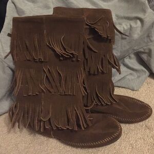 Concert season! Wear me with cute shorts or a sundress! Minnetonka fringe boots